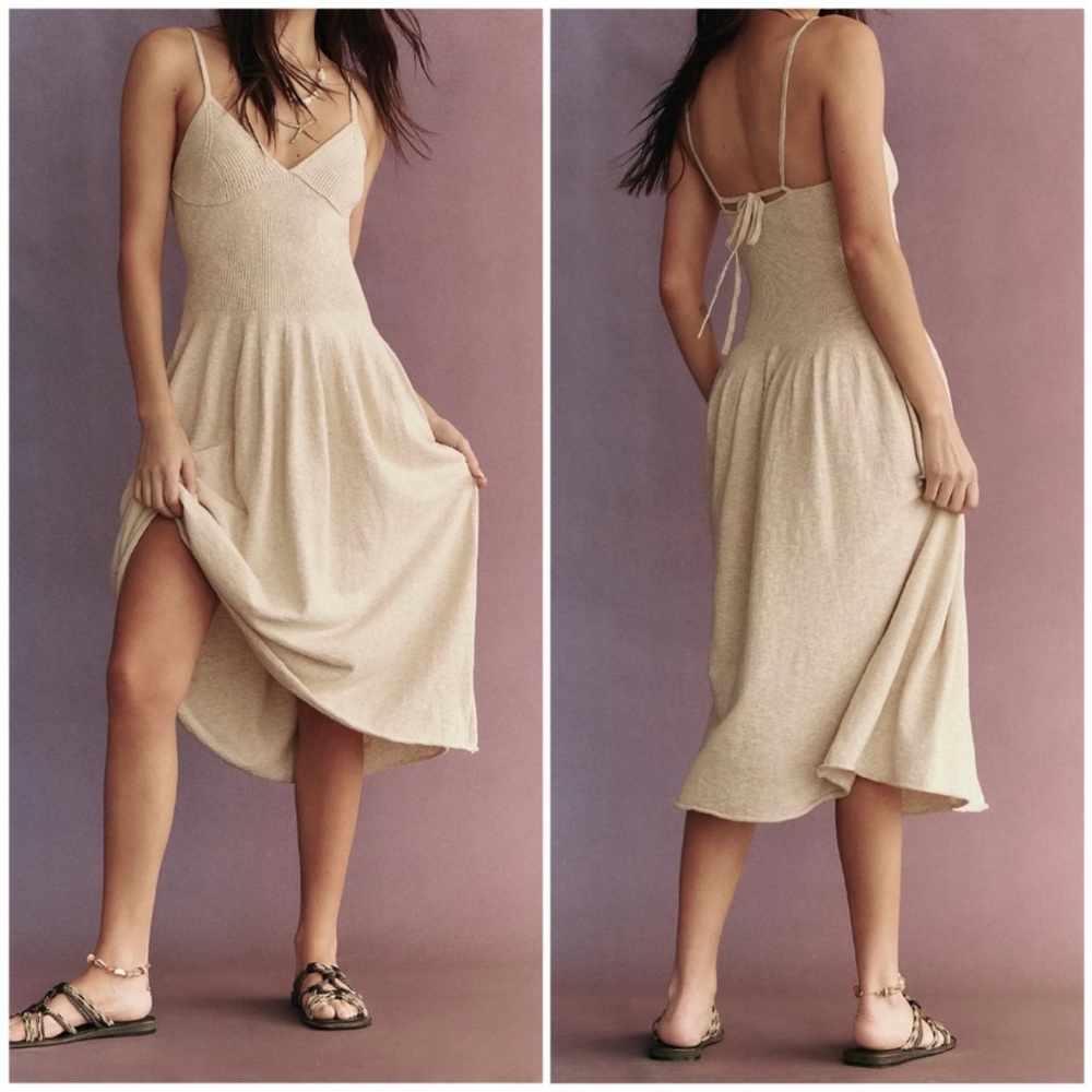 NWT Free People Tula Sweater Midi Dress Size Medium